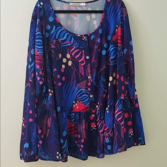 LPD - Floral blouse - size 22 - Picture 3 of 3